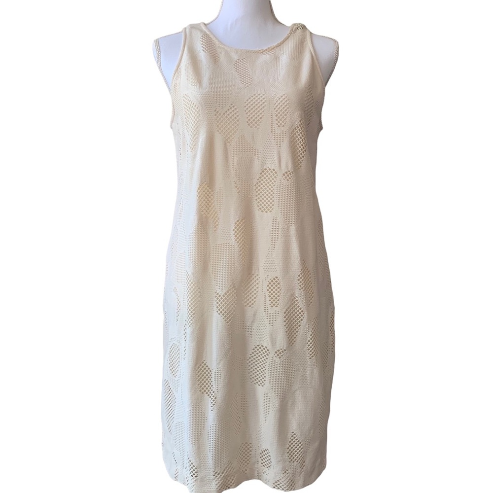 WORTH OFF WHITE CUTOUT  TUNIC DRESS COVER UP